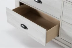 Cora 6 Drawer White Dresser 7 Cora 6 Drawer White Dresser -Home Furniture 283658 white mdf dresser detail 44