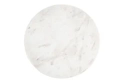 Marble & Circular Gold Base Side Table -Home Furniture 283841 white metal accent table detail 49