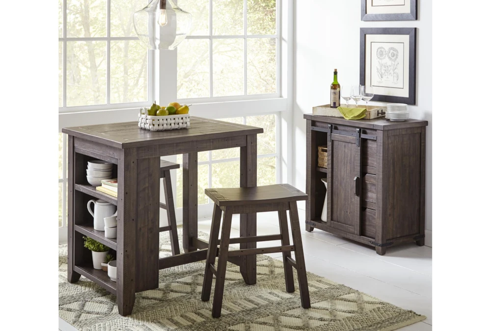 Pepper Creek Barnwood 36" Counter Set For 2 1 Pepper Creek Barnwood 36" Counter Set For 2