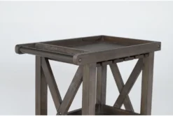 Jaxon Grey Bar Cart -Home Furniture 284157 grey wood bar cart detail 44