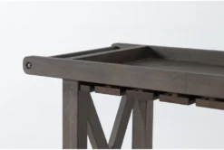 Jaxon Grey Bar Cart -Home Furniture 284157 grey wood bar cart detail 45