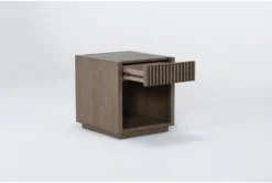 Frankie End Table -Home Furniture 284380 brown wood end table side 19