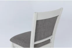 Sutton White Counter Stool -Home Furniture 284447 white wood counter height stool detail 47