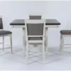 Sutton White Counter Set For 4