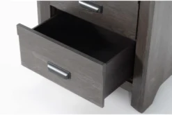 Adel Nightstand -Home Furniture 284854 brown mdf nightstand detail 45