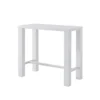 Wells High Gloss White 42" Bar Table