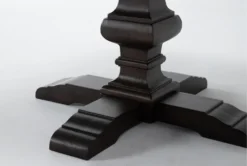 Sorensen 42" Bar Table -Home Furniture 284951 brown wood bistropub table detail 45