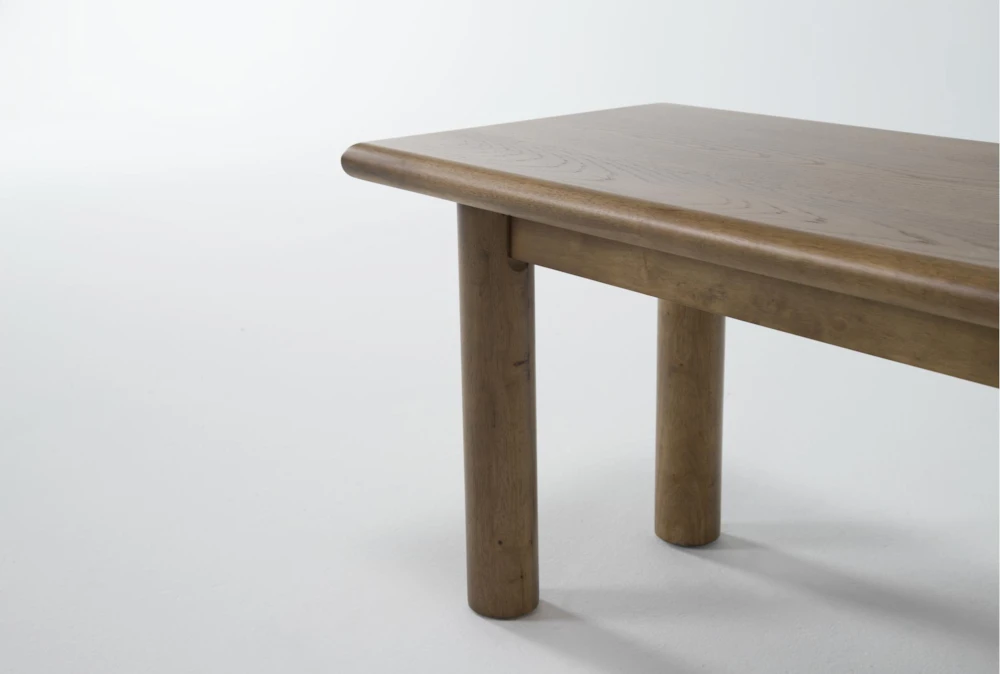Felix 58" Toasted Natural Oak Dining Bench 3 Felix 58" Toasted Natural Oak Dining Bench - Image 3