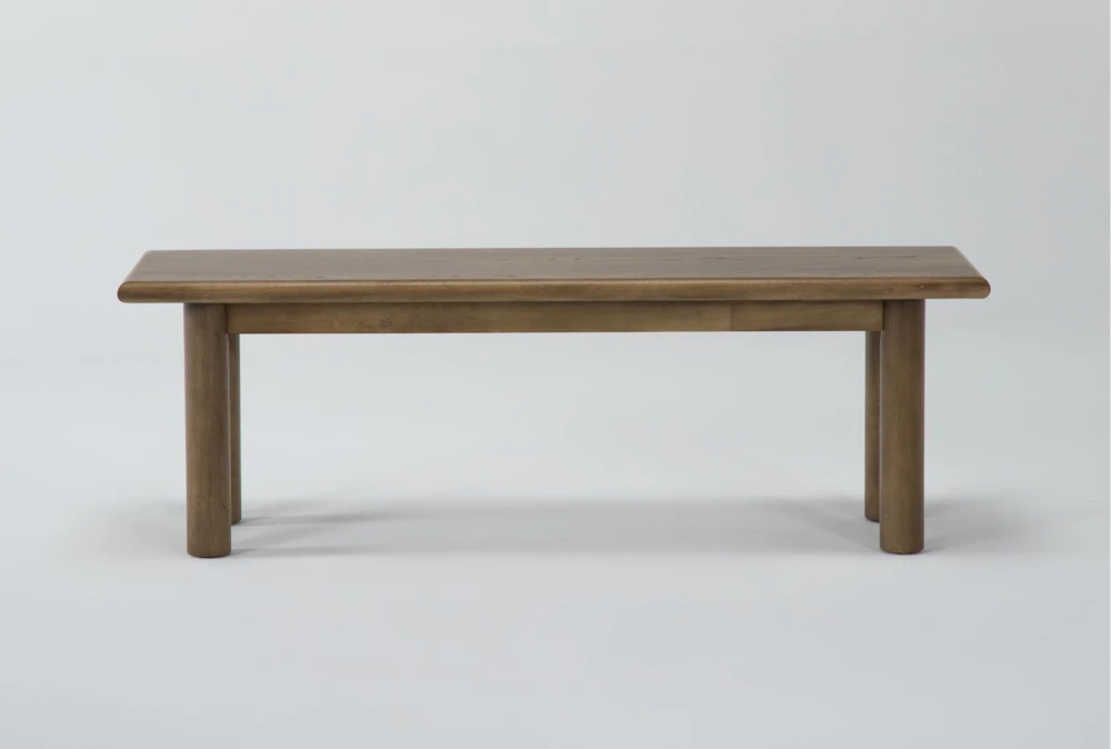 Felix 58" Toasted Natural Oak Dining Bench 1 Felix 58" Toasted Natural Oak Dining Bench