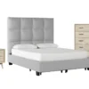 Boswell Queen Upholstered Storage 3 Piece Bedroom Set With Allen Chest Of Drawers + Nightstand
