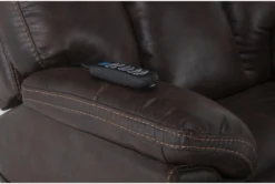 Clive Brown Power Lift Recliner With Power Headrest, Lumbar & USB 21 Clive Brown Power Lift Recliner With Power Headrest, Lumbar & USB -Home Furniture 286171 brown fabric lift detail 46