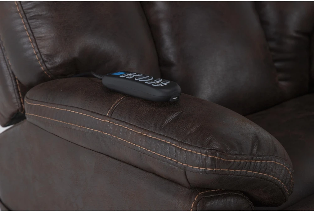 Clive Brown Power Lift Recliner With Power Headrest, Lumbar & USB 10 Clive Brown Power Lift Recliner With Power Headrest, Lumbar & USB - Image 10