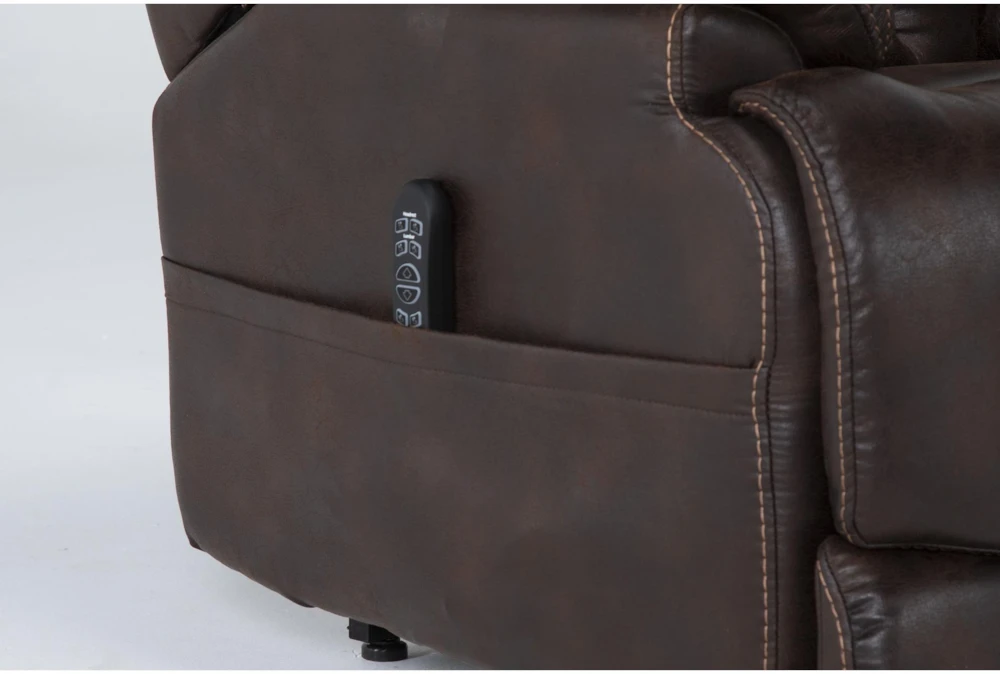 Clive Brown Power Lift Recliner With Power Headrest, Lumbar & USB 11 Clive Brown Power Lift Recliner With Power Headrest, Lumbar & USB - Image 11