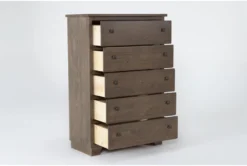 Marco Brown Chest Of Drawers -Home Furniture 286449 brown wood chest side 19