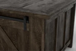 Grant 3 Piece Coffee Table Set -Home Furniture 286604 grey wood coffee and end table set detail 45