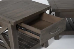 Jaxon 3 Piece Coffee Table Set 6 Jaxon 3 Piece Coffee Table Set -Home Furniture 286606 grey wood coffee and end table set detail 44
