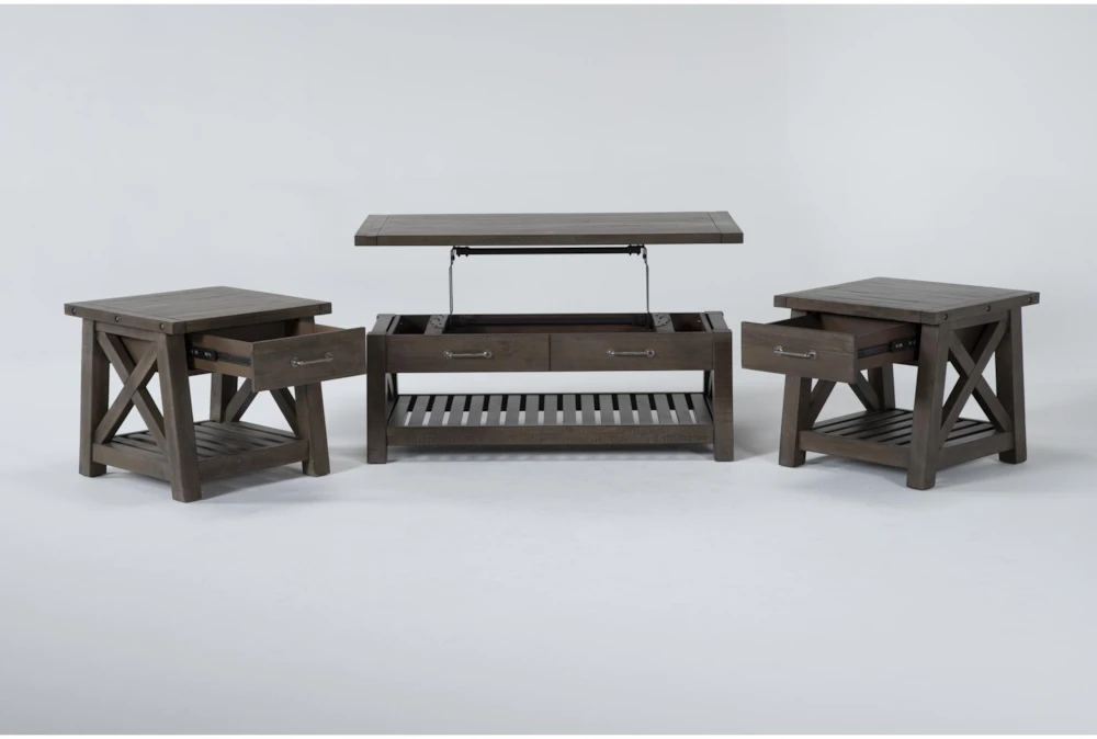 Jaxon 3 Piece Coffee Table Set 2 Jaxon 3 Piece Coffee Table Set - Image 2