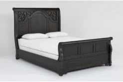 Remi King Sleigh Bed 10 Remi King Sleigh Bed -Home Furniture 286635 brown wood bed side 18