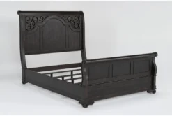 Remi King Sleigh Bed 12 Remi King Sleigh Bed -Home Furniture 286635 brown wood bed side 20