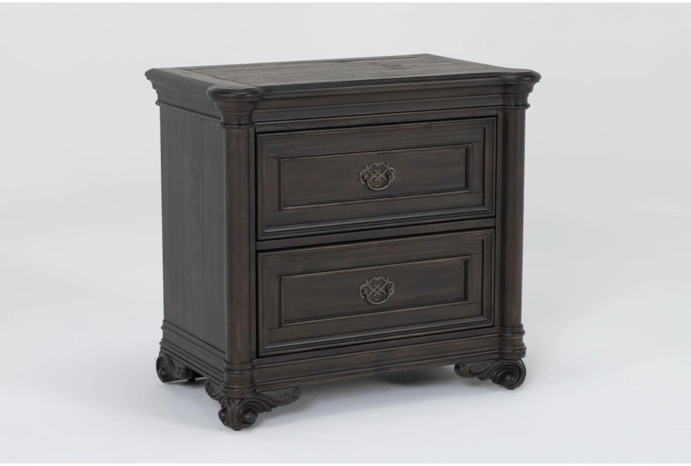Remi 2 Drawer 29 Inch Nightstand With USB 2 Remi 2 Drawer 29 Inch Nightstand With USB - Image 2