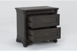 Remi 2 Drawer 29 Inch Nightstand With USB 8 Remi 2 Drawer 29 Inch Nightstand With USB -Home Furniture 286647 brown wood nightstand side 19