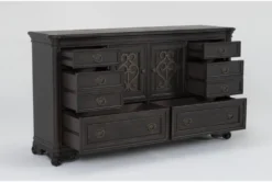 Remi Dresser -Home Furniture 286650 brown wood dresser side 19