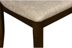 Joni Cherry Round 47" Dining Table Set For 4 -Home Furniture 286852 brown wood dining set detail 45