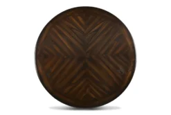 Joni Cherry Round 42" Counter Set For 4 -Home Furniture 286854 brown wood counter height set top 31 1