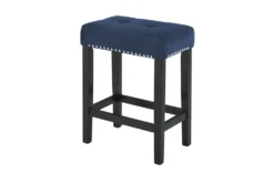 Janie Blue 4 Piece Console Bar Set -Home Furniture 286858 blue veneer console bar detail 45