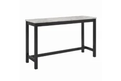 Janie Blue 4 Piece Console Bar Set -Home Furniture 286858 blue veneer console bar side 14