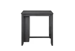 Kaine Gray 36" 3 Piece Storage Counter Set For 2 -Home Furniture 286860 grey wood counter height set side 14 1