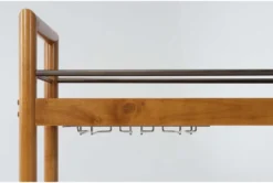 Alton Bar Cart -Home Furniture 286875 brown wood bar cart detail 46