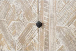 Lupe 90" Tv Stand -Home Furniture 287232 natural wood media console detail 49