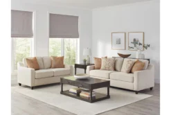 Santiago Coffee Table With Storage -Home Furniture 287455 brown veneer coffee table room 86