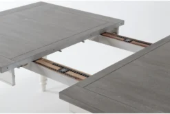 Edward 66" Dining Table -Home Furniture 287740 grey wood dining set detail 44