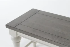 Edward 60" Two Tone Dining Bench -Home Furniture 287744 grey wood dining set detail 45