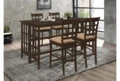 Shawna 70" Counter Table -Home Furniture 288736 brown wood dining table room 85