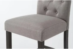 Tobias Tufted Back Bar Stool Beige & Rustic Brown 9 Tobias Tufted Back Bar Stool Beige & Rustic Brown -Home Furniture 289192 beige wood bar stool detail 45