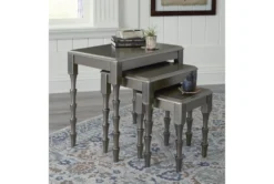 Yasmin 3 Piece Nesting Table Set -Home Furniture 291146 grey wood nesting table room 85