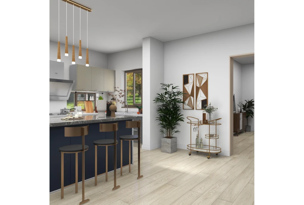 31X34 Gold Iron Bar Cart 10 31X34 Gold Iron Bar Cart - Image 10