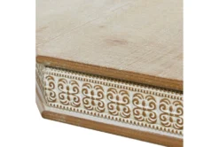 28X30 Brown Wood Accent Table -Home Furniture 293126 brown multi media accent table detail 44