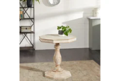 28X30 Brown Wood Accent Table -Home Furniture 293126 brown multi media accent table room 85