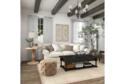 28X30 Brown Wood Accent Table -Home Furniture 293126 brown wood accent table room 86