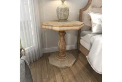 28X30 Brown Wood Accent Table -Home Furniture 293126 brown wood accent table room 90