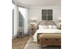 28X30 Brown Wood Accent Table -Home Furniture 293126 brown wood accent table room 95