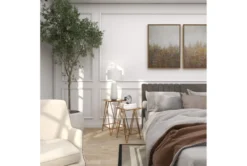 Gold Iron Accent Table Set Of 2 -Home Furniture 293151 gold metal accent table room 87