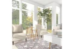 Gold Iron Accent Table Set Of 2 -Home Furniture 293151 gold metal accent table room 93