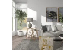 Gold Iron Accent Table Set Of 2 -Home Furniture 293151 gold metal accent table room 94