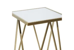 Gold Iron Accent Table Set Of 2 -Home Furniture 293151 gold multi media accent table detail 44