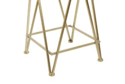 Gold Iron Accent Table Set Of 2 -Home Furniture 293151 gold multi media accent table detail 45